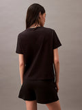 t-shirt nera calvin klein